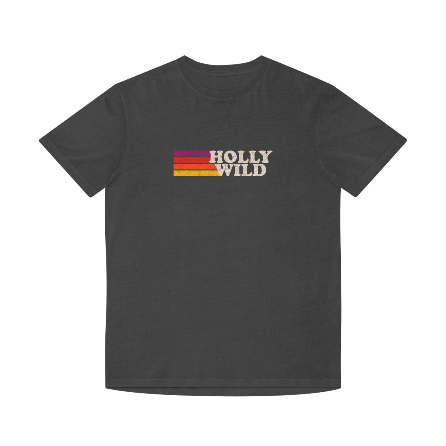 Faded Shirt - Holly Wild Stripes Design Unisex T-Shirt.