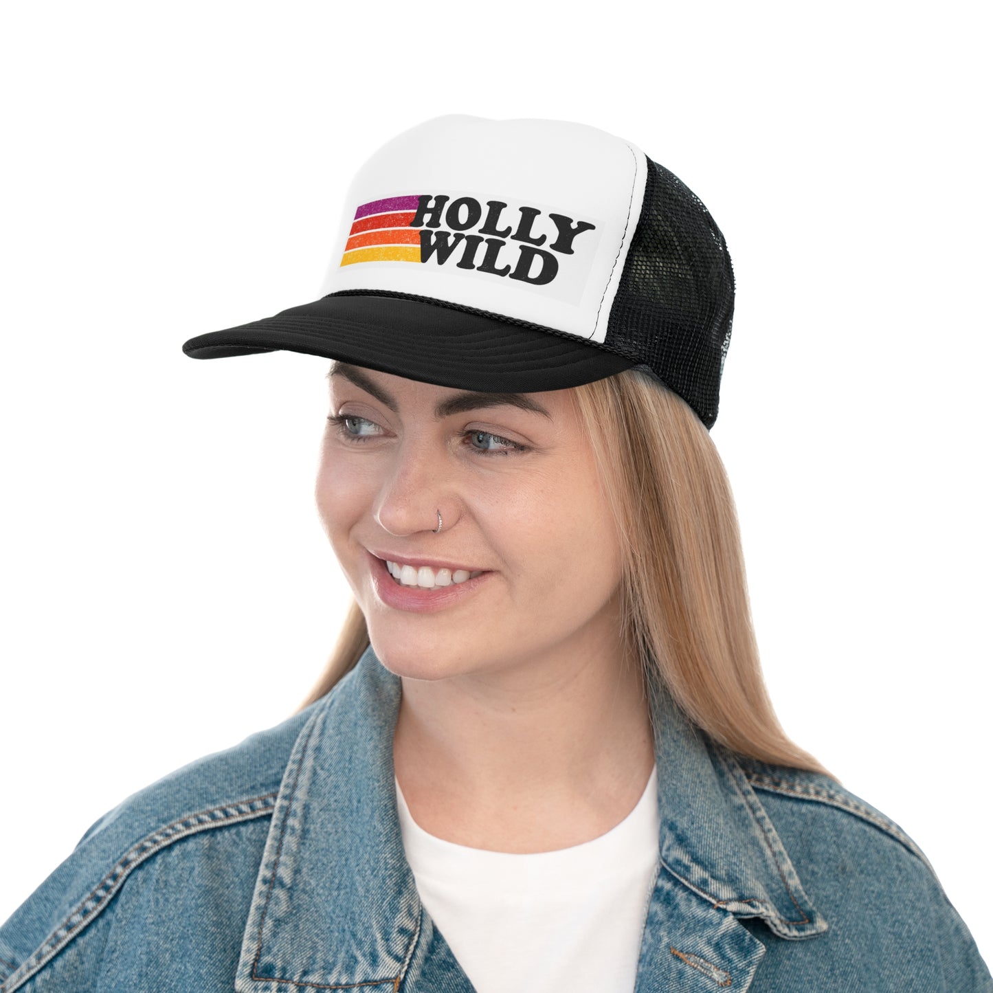 Trucker Cap - Holly Wild Stripes.